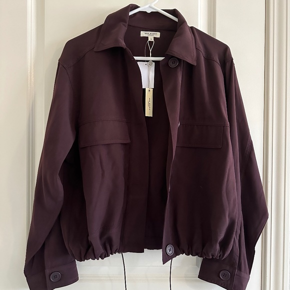 Max Studio Ponte Two-Pocket Drawstring Jacket - Size S ** NWT** - Picture 1 of 10